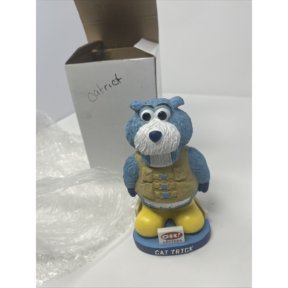 Toledo Walleye Hockey Mascot Bobblehead Cat Trick CatTrick Rare Echl Match Up - Picture 1 of 8
